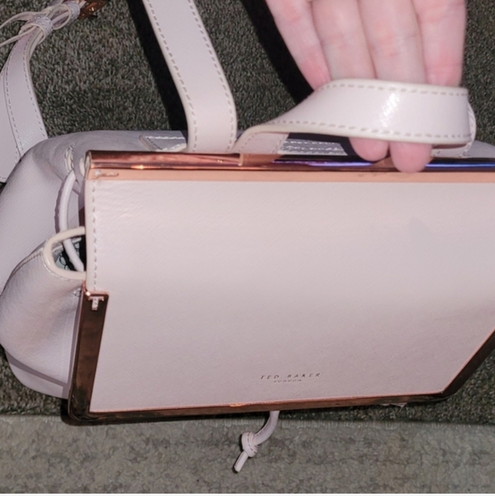 Ted Baker Pink and Rose Gold Backpack - Picture 3 of 12
